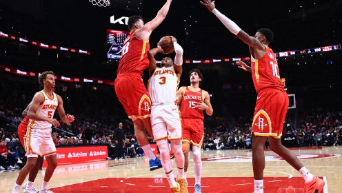 [腾讯原声集锦]🏀火箭7人上双擒老鹰迎三连胜 阿门17+11 杰伦·约翰逊26+9+16